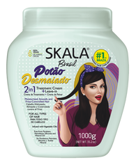 Skala Brasil Potão Desmaiado 2-in-1 Hair Treatment Conditioning Cream 1000g | Anti-Frizz & Smoothing Treatment