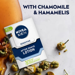 NIVEA MEN Sensitive after shave lotion pack with chamomile and hamamelis