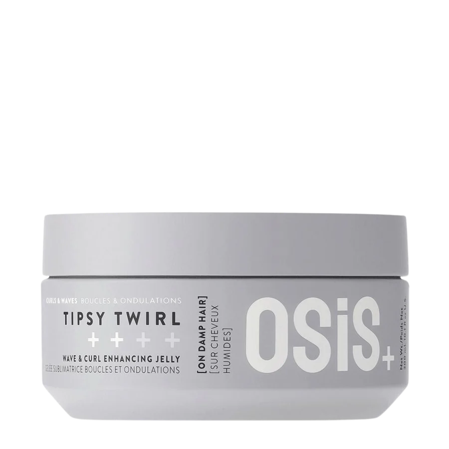 Schwarzkopf Osis+ Tipsy Twirl enhancing jelly jar, white and gray