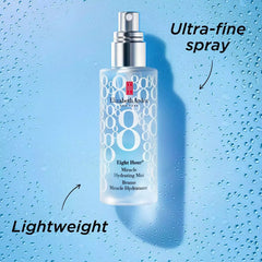 Elizabeth Arden Eight Hour Miracle Hydrating Mist pump spray bottle with fine mist droplets