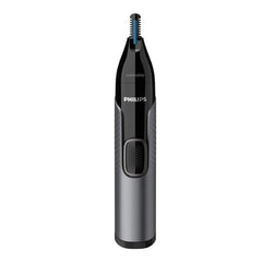 Philips nose, ear & eyebrow trimmer with blue guard, black and gray