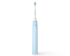 Light blue Philips Sonicare electric toothbrush with brush head