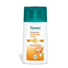Himalaya Protective Sunscreen Lotion SPF 15 bottle with teal cap