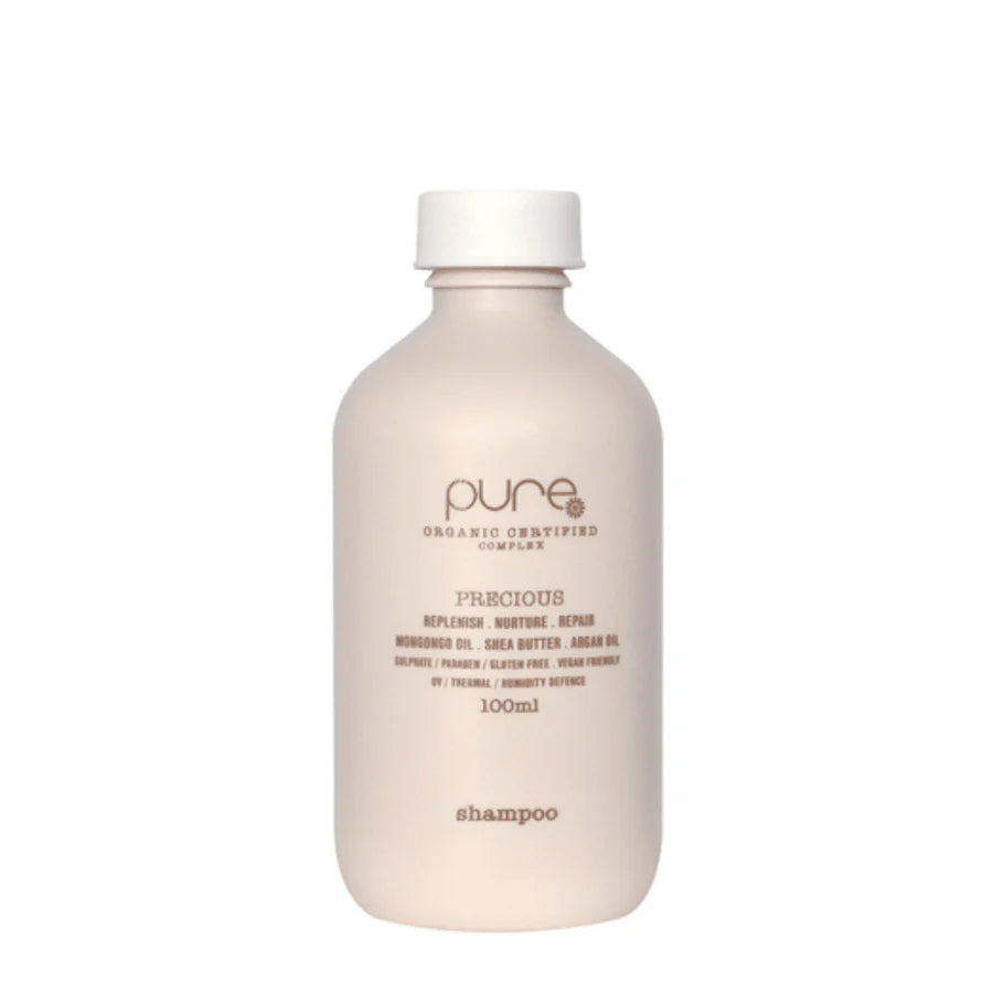Cream shampoo bottle, 100 ml, with cap and label