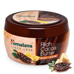 Himalaya Rich Cocoa Butter body cream jar with dark brown lid and label