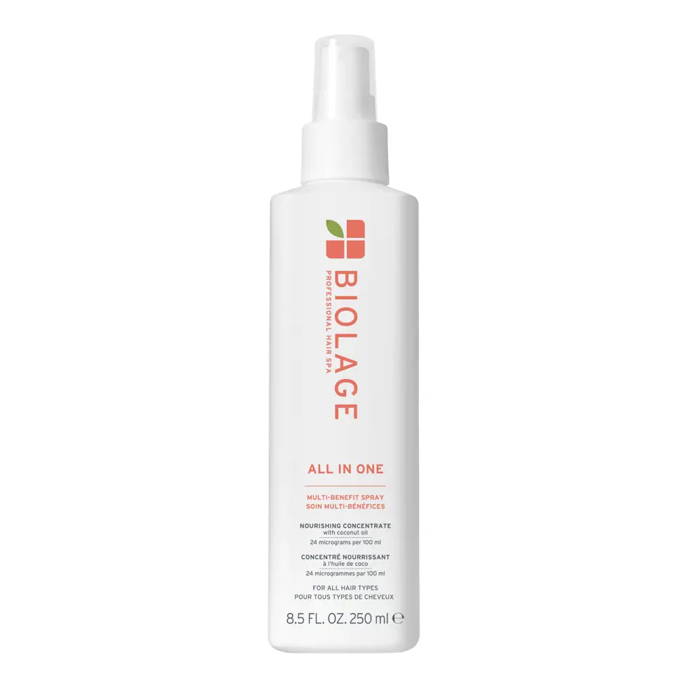 Biolage all-in-one multi-benefit spray bottle with pump, 250 ml