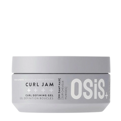 Osis+ Curl Jam curl defining gel jar, white and gray with large OSIS+ logo