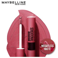 Berry pink liquid matte lipstick with doe-foot applicator