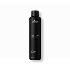 Schwarzkopf Session Label hairspray bottle, black with black cap