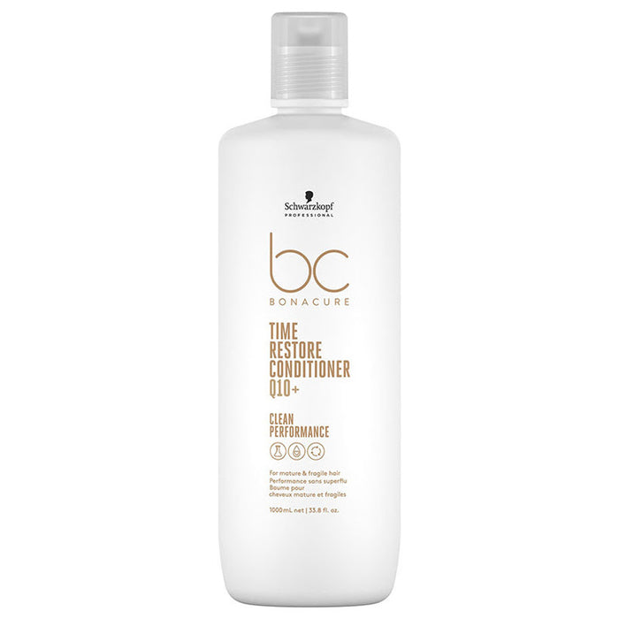 Schwarzkopf Professional BC Bonacure Time Restore Conditioner Q10+ bottle, 1000 ml