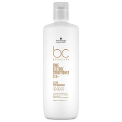 BC Bonacure Time Restore Q10+ conditioner bottle, 1000 ml, white cap