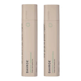 Davroe Volume Senses shampoo & conditioner bundle, two beige bottles side by side