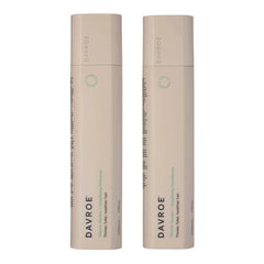 Davroe Volume Senses shampoo & conditioner bundle, two beige bottles side by side