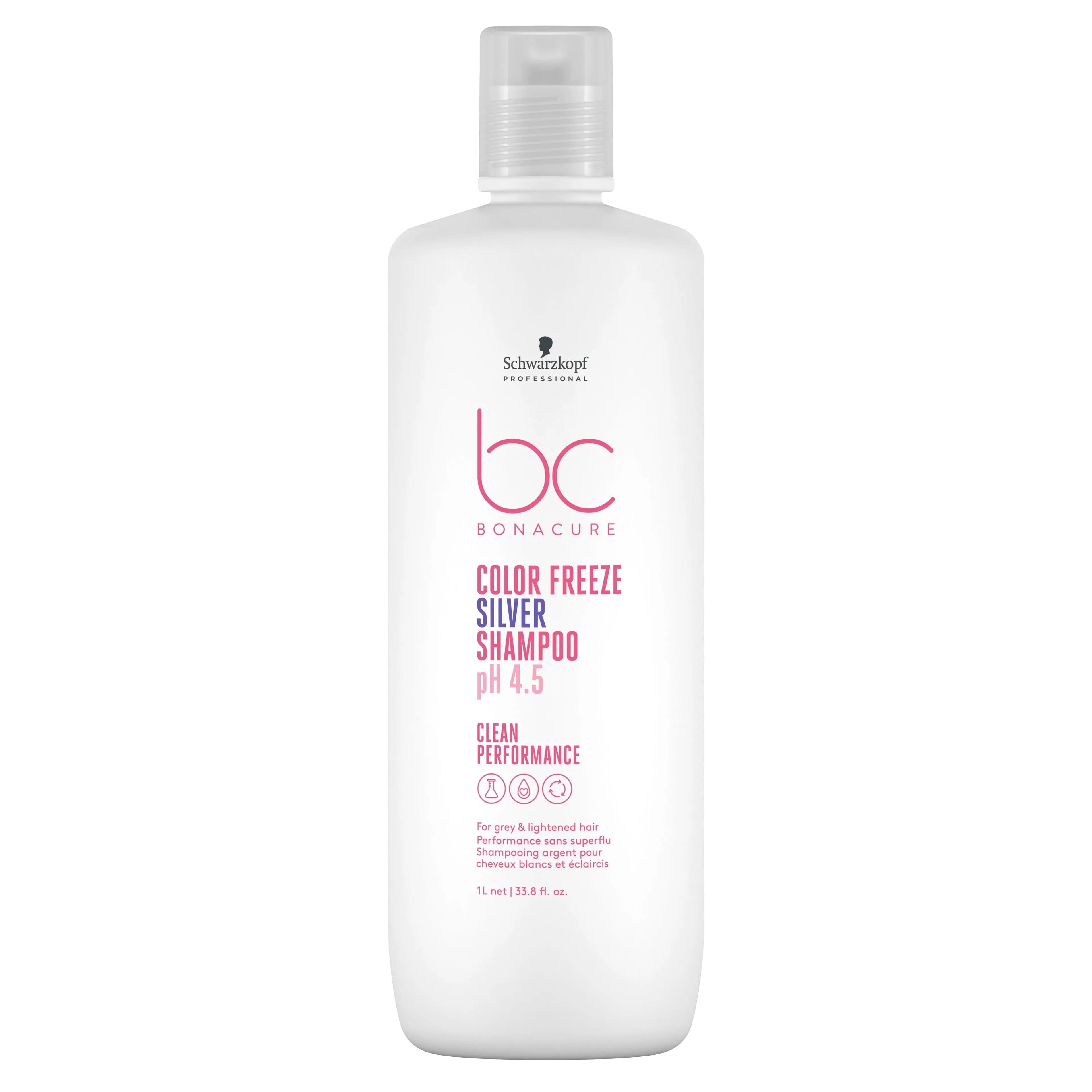 Schwarzkopf BC Color Freeze silver shampoo, pH 4.5, 1000ml bottle