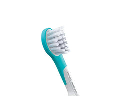 Philips Sonicare kids compact toothbrush head; teal handle and white bristles