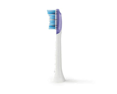 Philips Sonicare G3 gum care brush head, white with blue bristles
