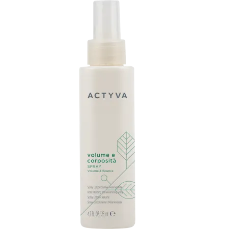Kemon Actyva volume e corposità spray bottle, 125 ml, clear pump top