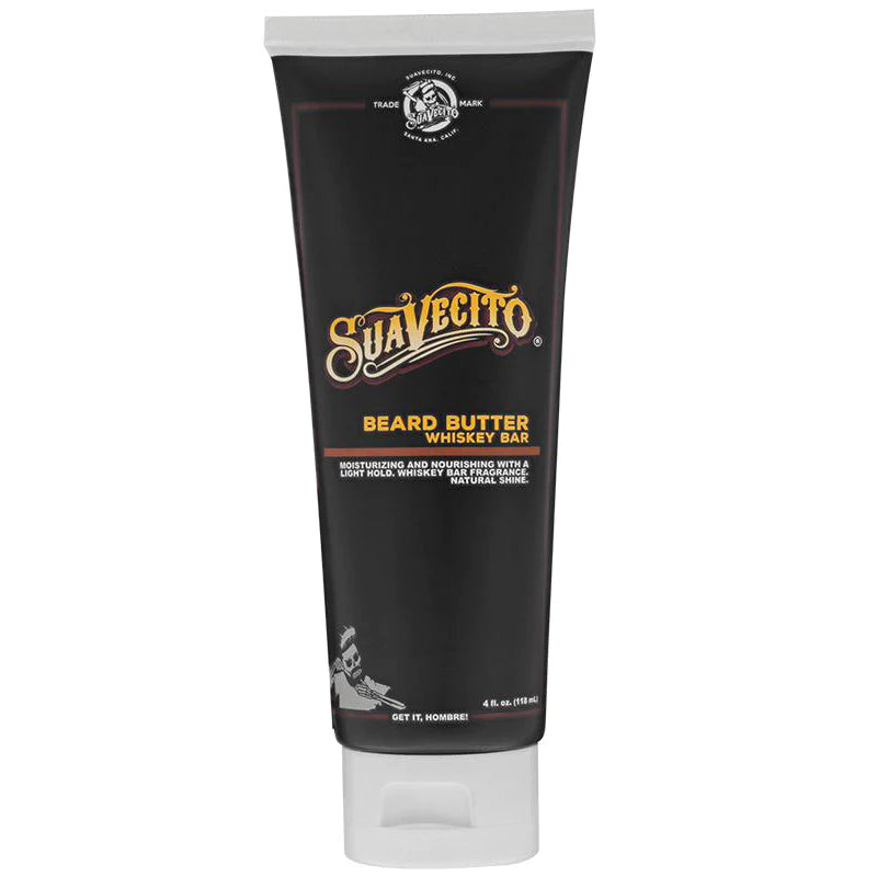 SUAVECITO beard butter tube, black with gold label, 118 ml