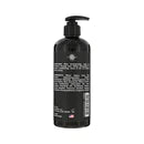 Men's conditioner bottle with pump, dark label