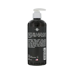Suavecito OG shampoo bottle back with ingredient label
