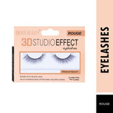 3D studio effect false eyelashes, Rouge, in retail box with graphic lash pair