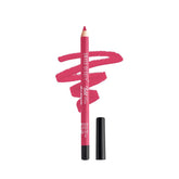 Pink matte lip liner pencil with cap and bold pink swatch stroke