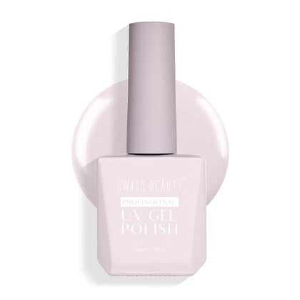Swiss Beauty UV gel polish bottle, pastel light pink shade No. 03