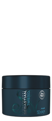 Hair mask jar, dark teal with Sebastian Twisted label, 150 ml