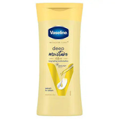 Vaseline deep moisture body lotion bottle, yellow pump-free squeeze tube, 90 ml