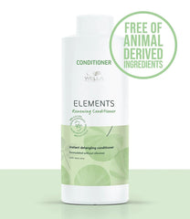 Wella Elements renewing conditioner bottle, white with green label and cap