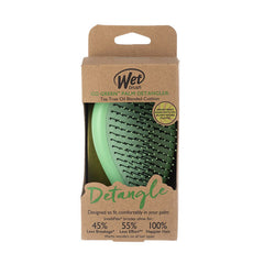 Wet Brush Detangle tea tree cushion palm detangler hair brush on retail box