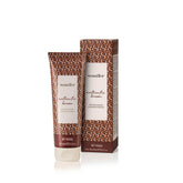 Hair conditioner bottles with white labels and brown geometric pattern, 250 ml, duo view