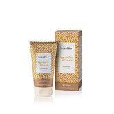 Hypnotic Blonde brightening mask tube and carton, gold lattice pattern, 150 ml