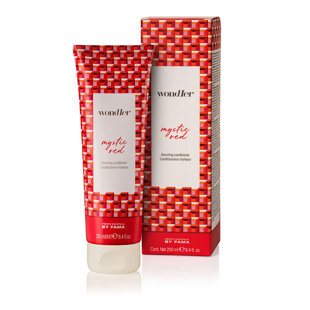 Wondher Mystic Red boosting conditioner tube with outer carton, 250 ml