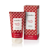 Boosting mask set with red check-pattern tube and matching box, 150 ml