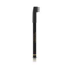 Ebony eyebrow pencil with attached spoolie brush end