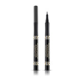Liquid eyeliner pens, charcoal shade in slim black tubes with pointed tip.