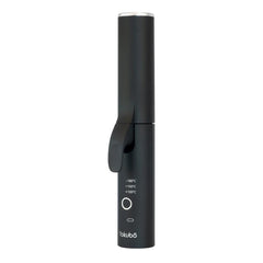 Black mini cordless hair curler with display and side trigger handle
