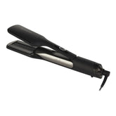 Black hot air 2-in-1 hair styler with dual plates and cord