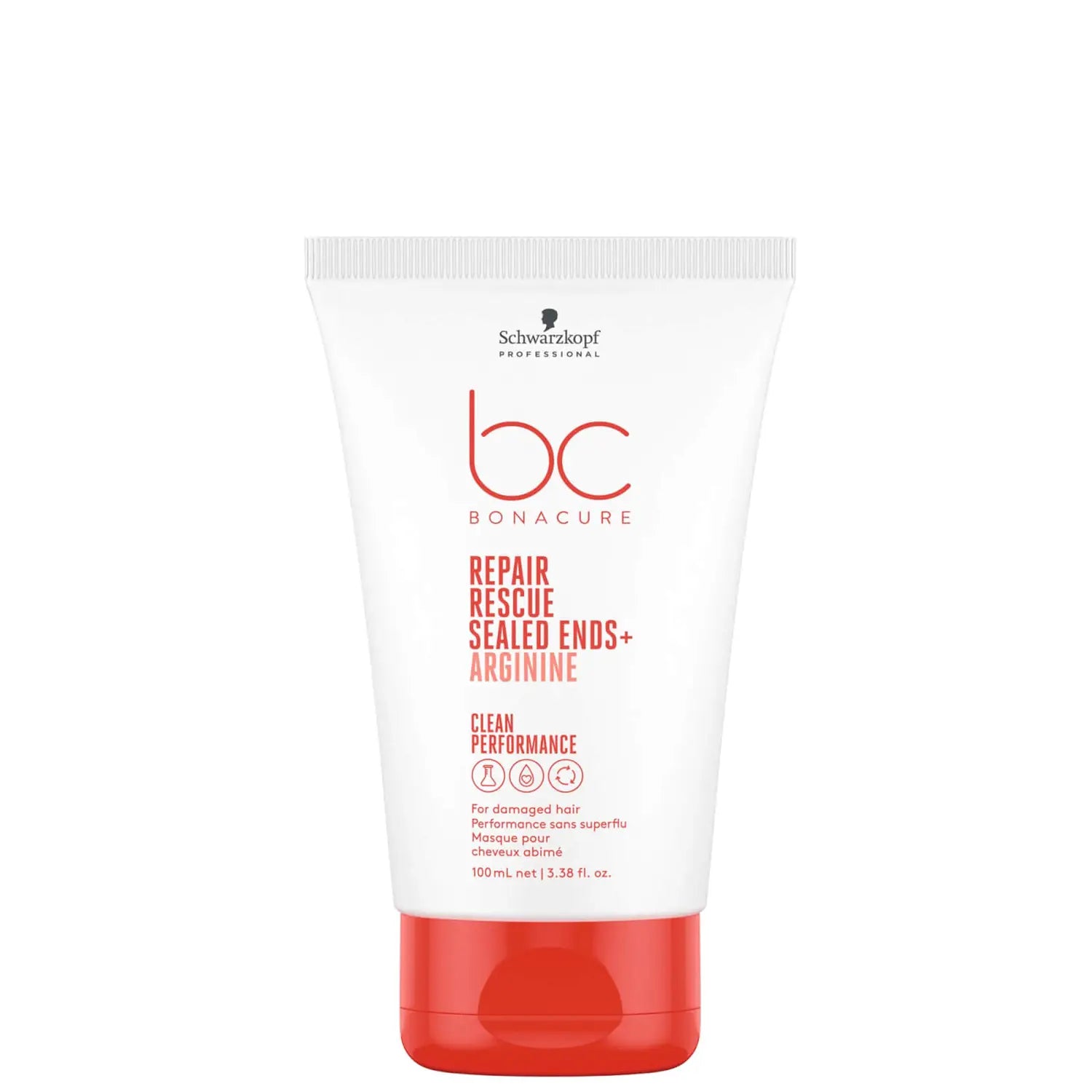 Schwarzkopf BC Bonacure Repair Rescue tube, white with red cap, 100 ml