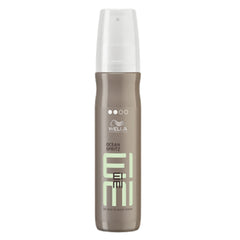 Hair styling spray bottle, white cap, bronze Wella EIMI label