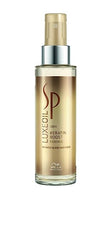 Wella Sp Luxeoil keratin boost essence bottle, gold glass with pump, 100ml