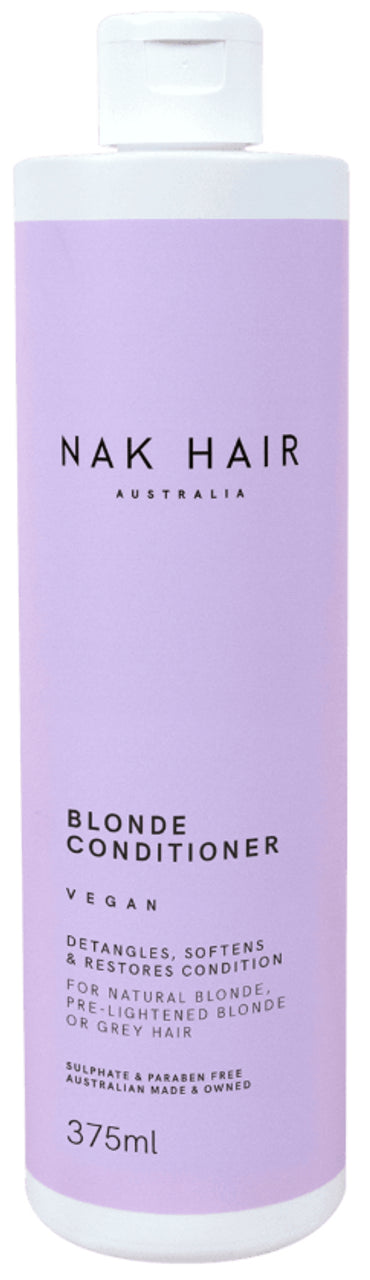 NAK Hair Blonde Conditioner 375ml - Kess Hair and Beauty