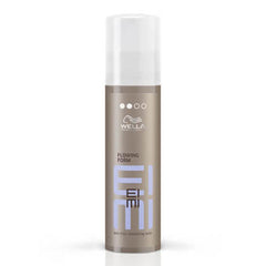 Hair styling foam bottle, brown with white pump cap, Wella EIMI Flowing Form 100ml