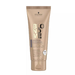 Schwarzkopf BlondMe blonde restoring balm in beige squeeze tube, 75 ml