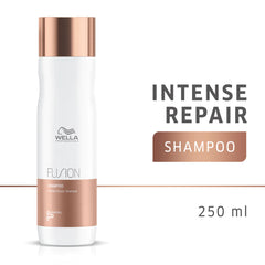 Shampoo bottle, Wella Professionals Fusion Intense Repair, 250 ml, white and rose gold