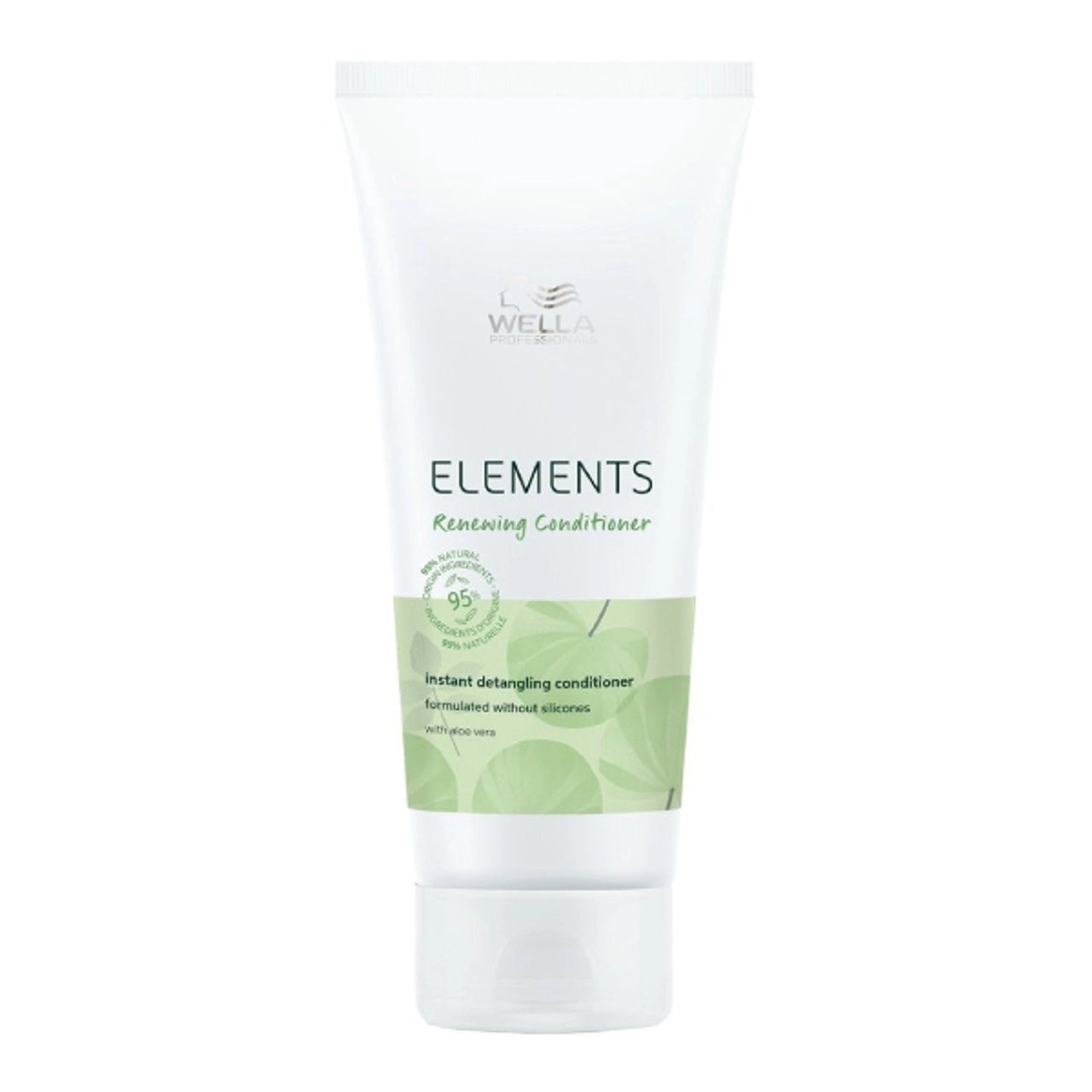 Wella Elements Renewing Conditioner squeeze tube, white with green label