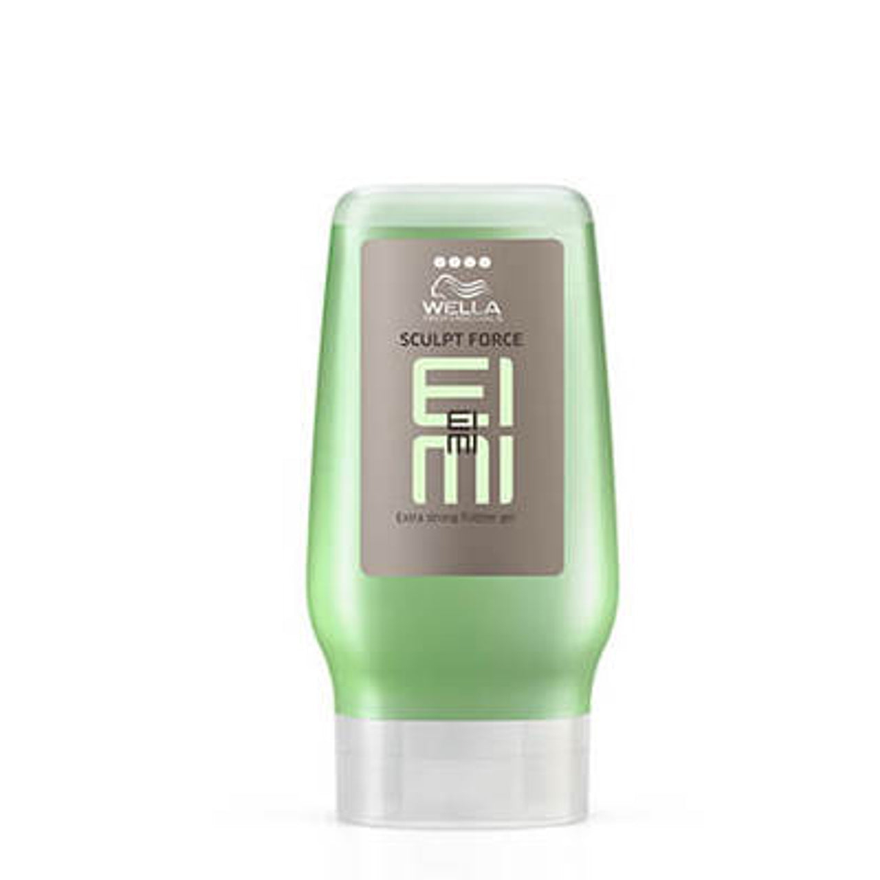 Wella EIMI Sculpt Force hair styling gel, green bottle with white base and label
