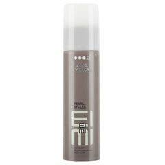 Pearl styler hair styling spray bottle with clear cap, frosted light-brown container