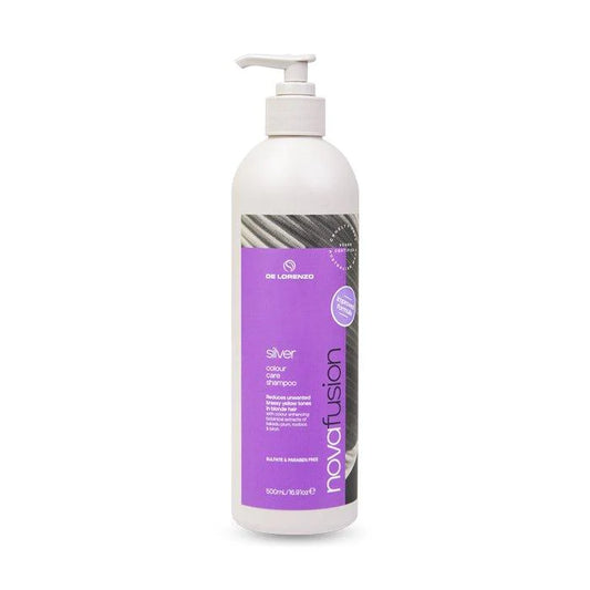 DE LORENZO Novafusion Silver Shampoo 500ml - Kess Hair and Beauty